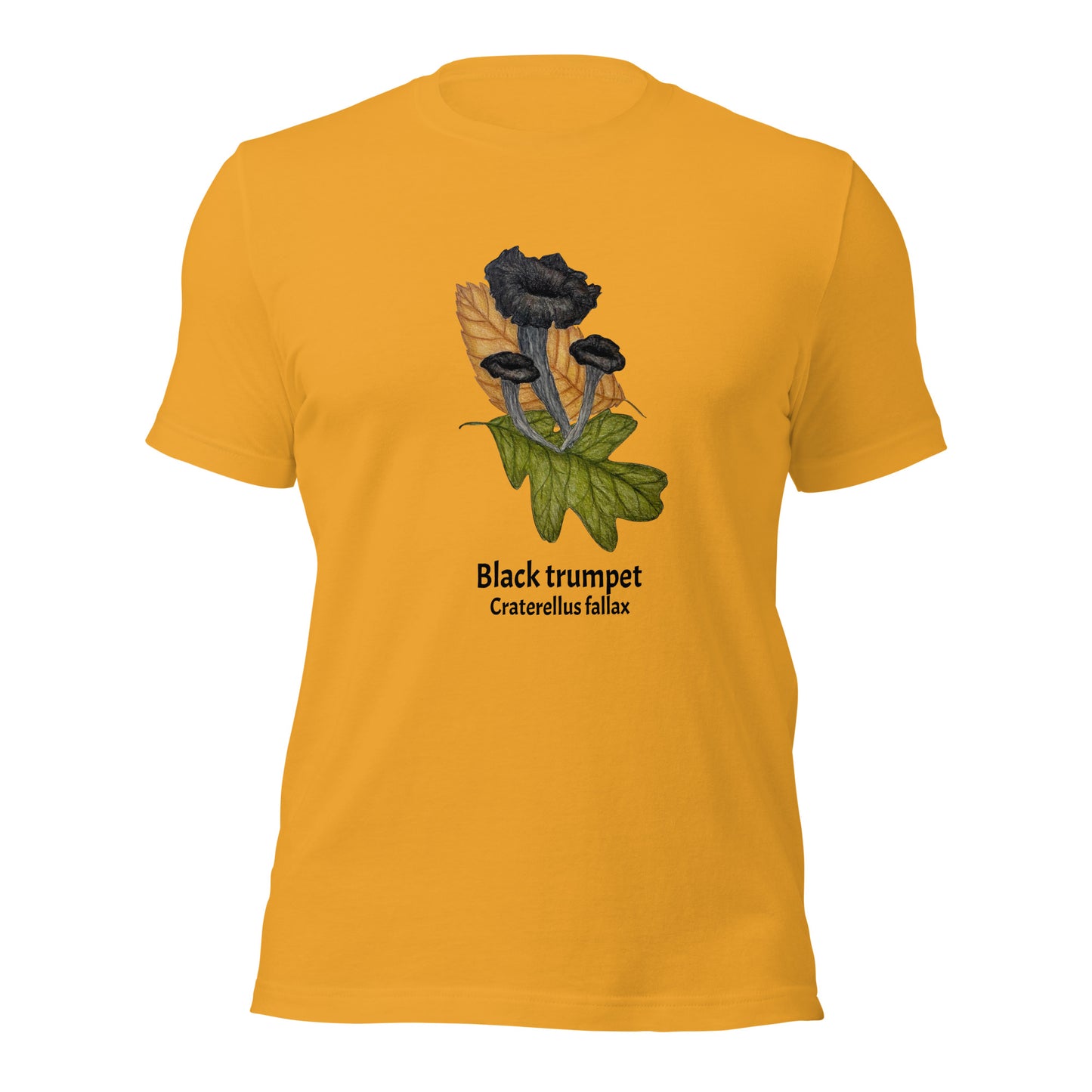 Black trumpet - Craterellus fallax Unisex tee