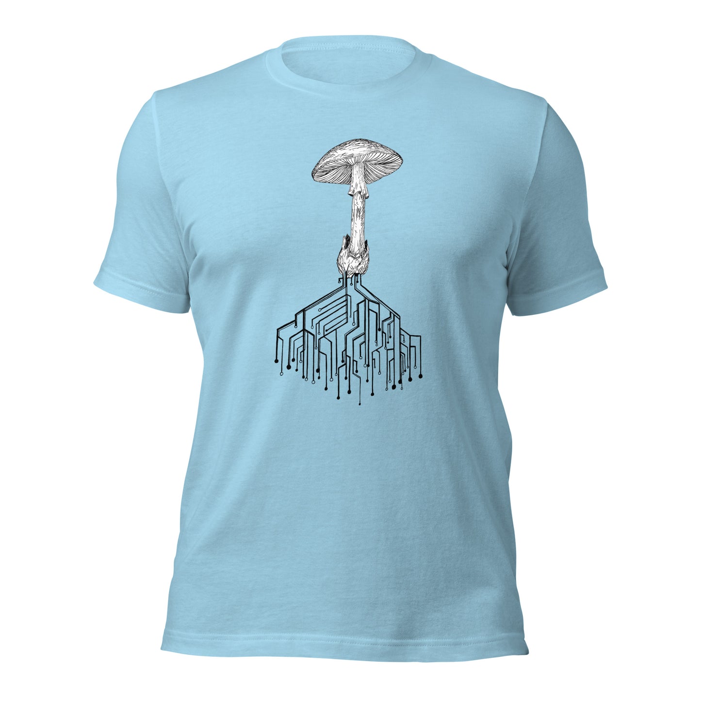 Amanita circuitry Unisex tee