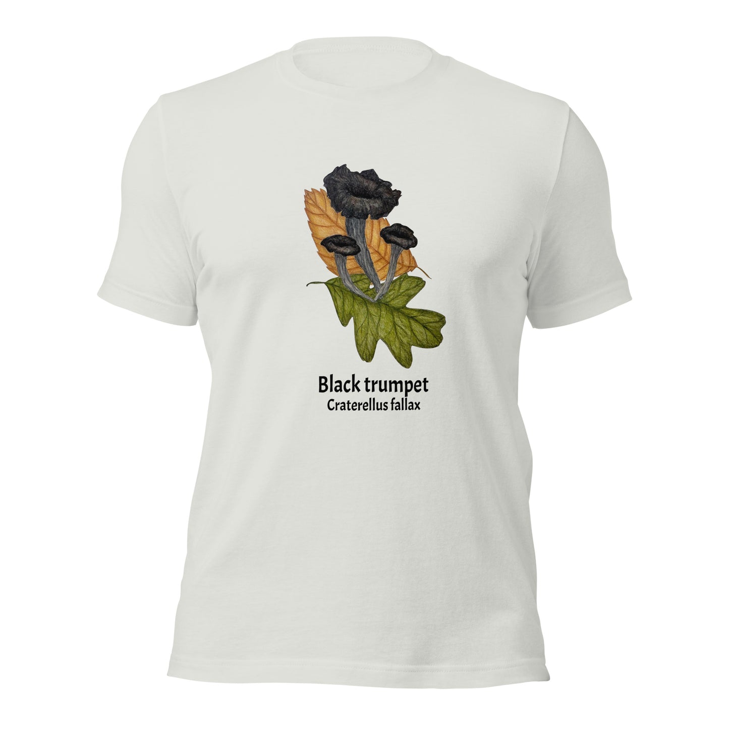 Black trumpet - Craterellus fallax Unisex tee
