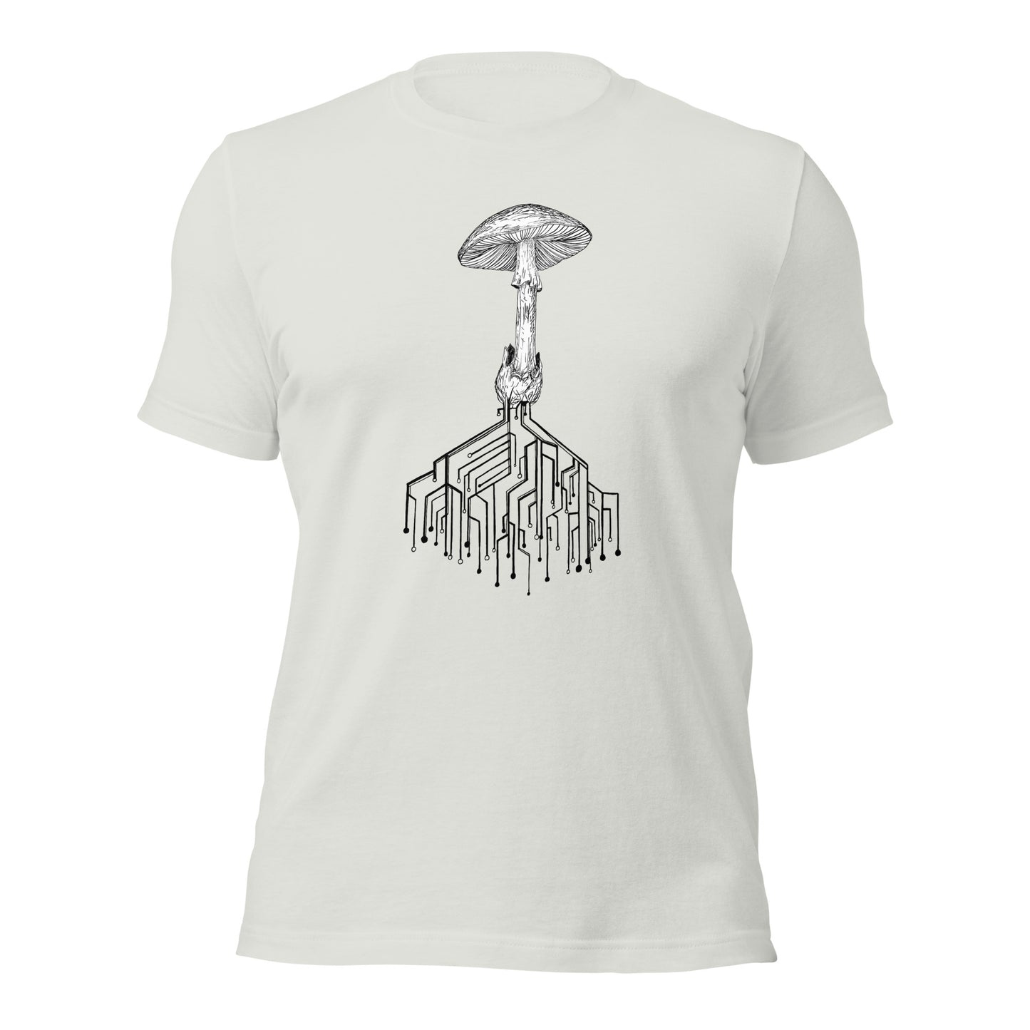 Amanita circuitry Unisex tee