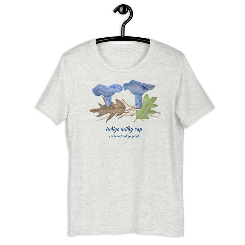 Indigo milky cap - Lactarius indigo group Unisex tee