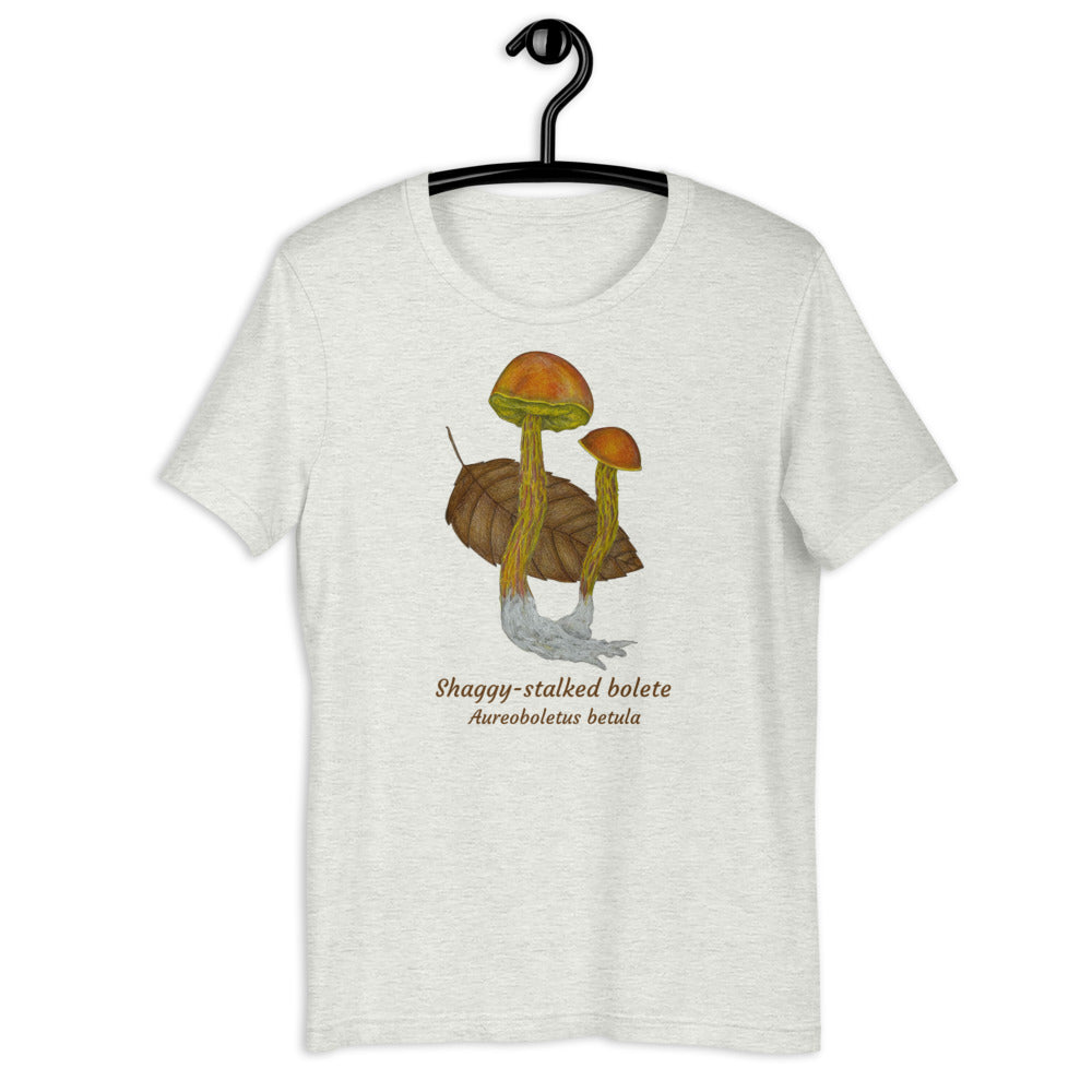 Shaggy-stalked bolete - Aureoboletus betula Unisex tee