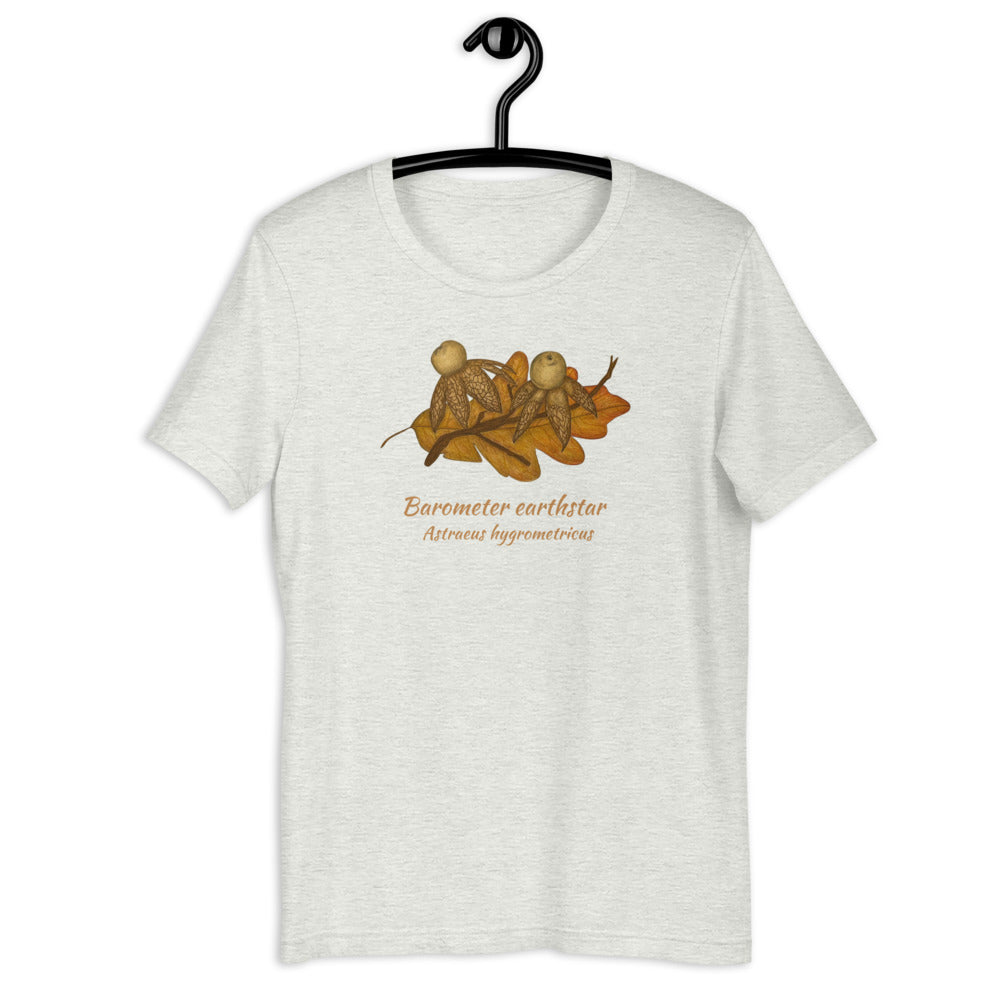 Barometer earthstar - Astraeus hygrometricus Unisex tee