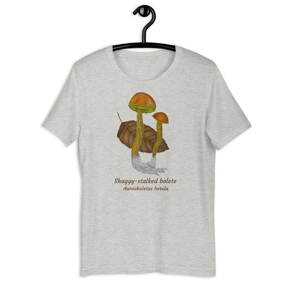 Shaggy-stalked bolete - Aureoboletus betula Unisex tee