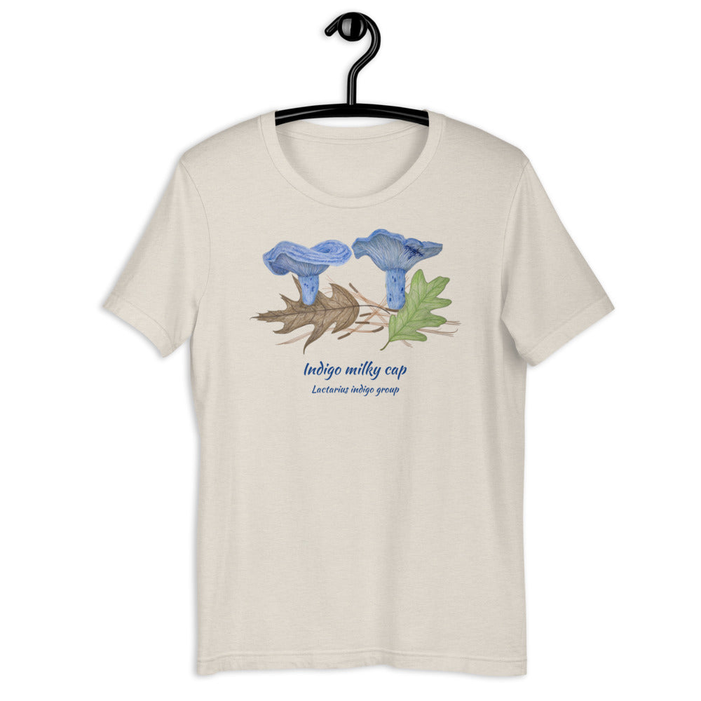 Indigo milky cap - Lactarius indigo group Unisex tee