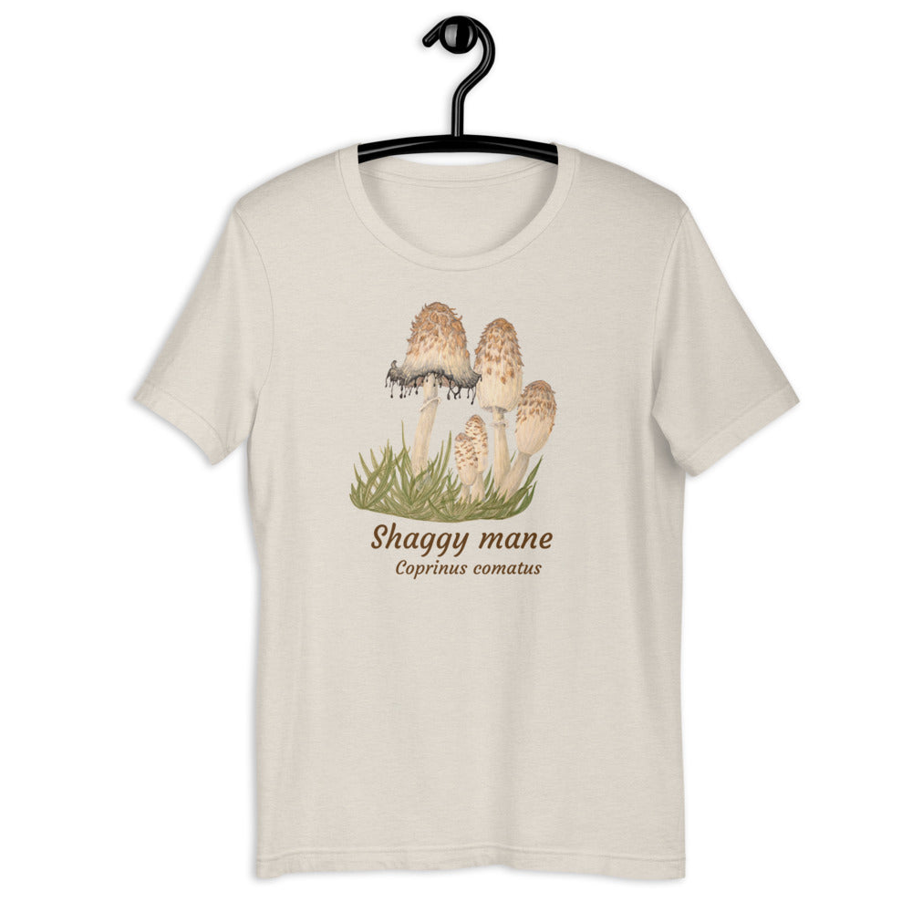 Shaggy mane - Coprinus comatus Unisex tee