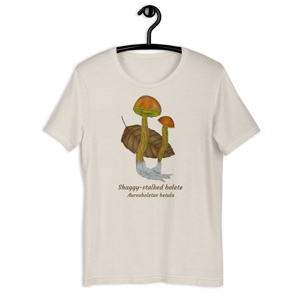 Shaggy-stalked bolete - Aureoboletus betula Unisex tee