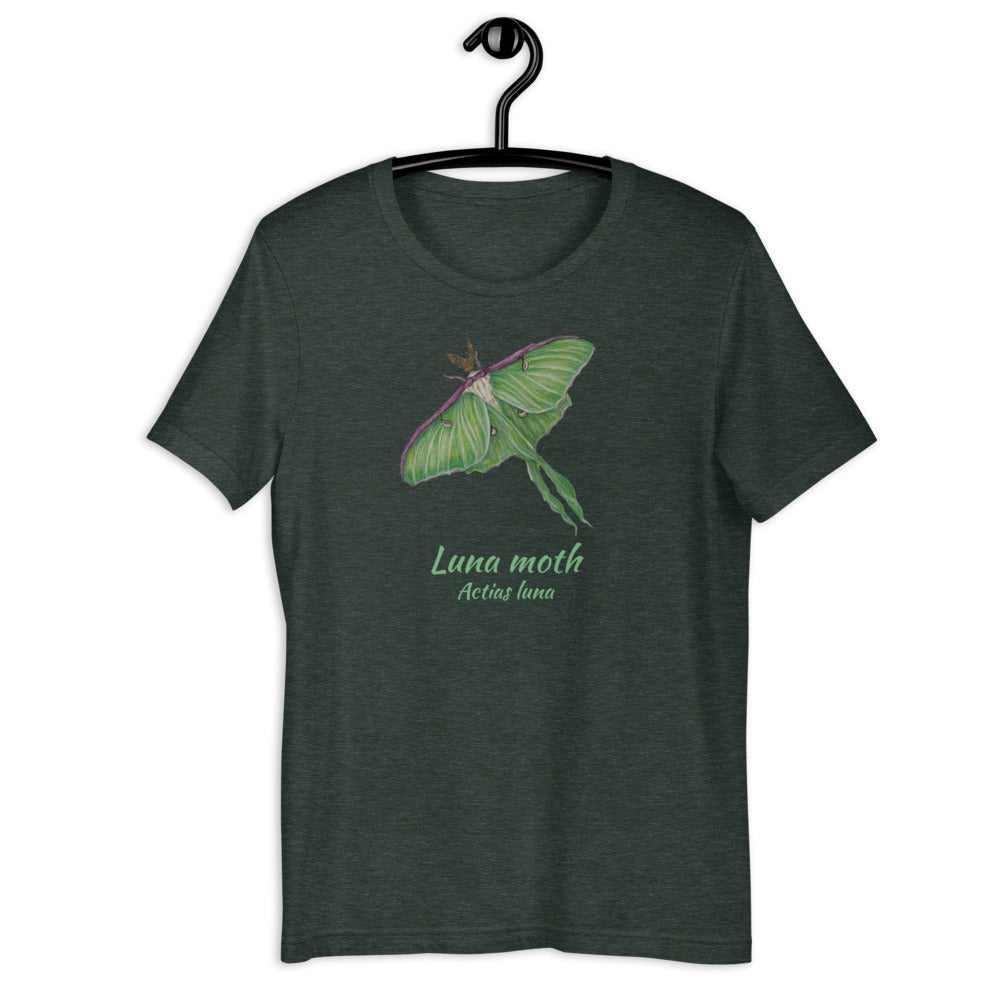 Luna moth - Actias luna Unisex tee