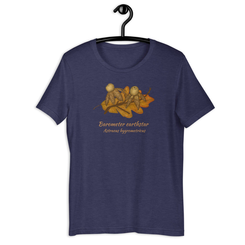 Barometer earthstar - Astraeus hygrometricus Unisex tee