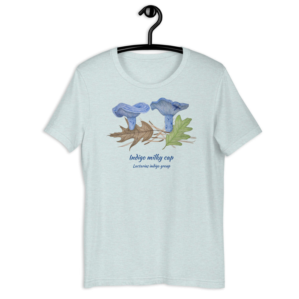 Indigo milky cap - Lactarius indigo group Unisex tee