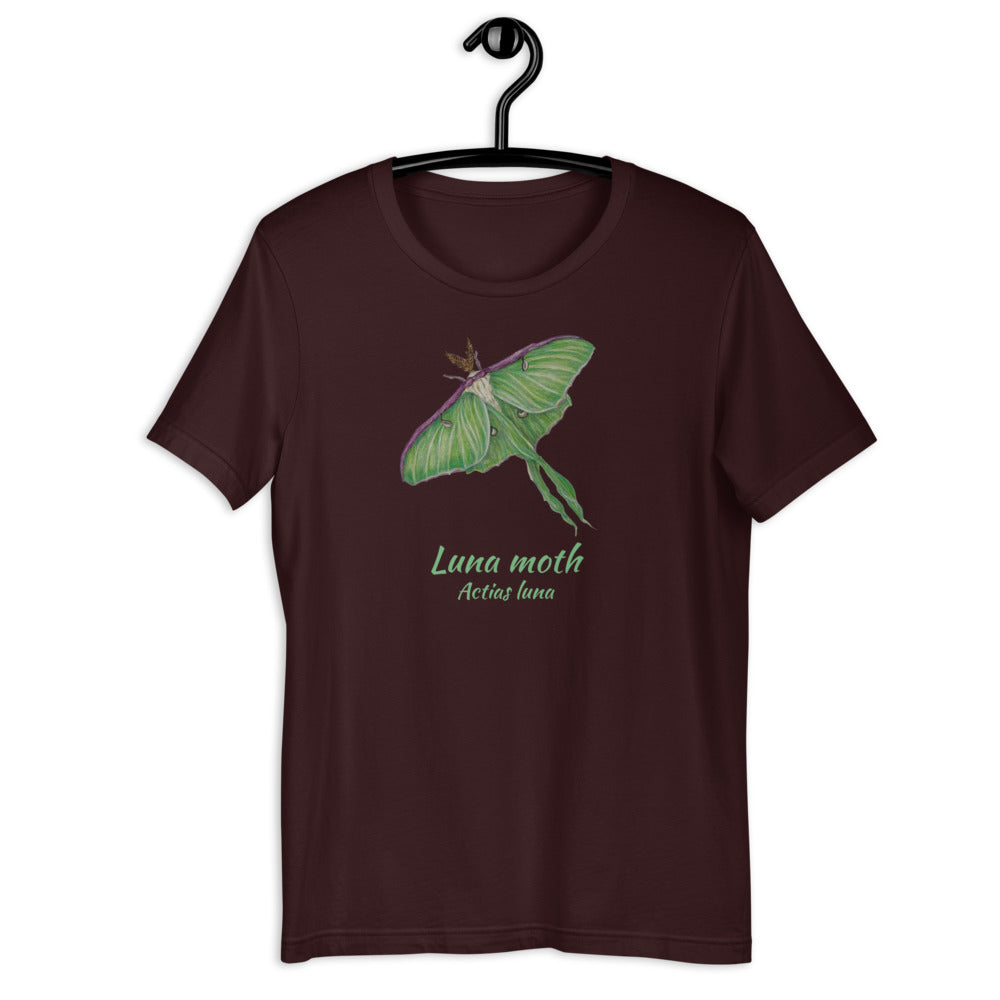 Luna moth - Actias luna Unisex tee