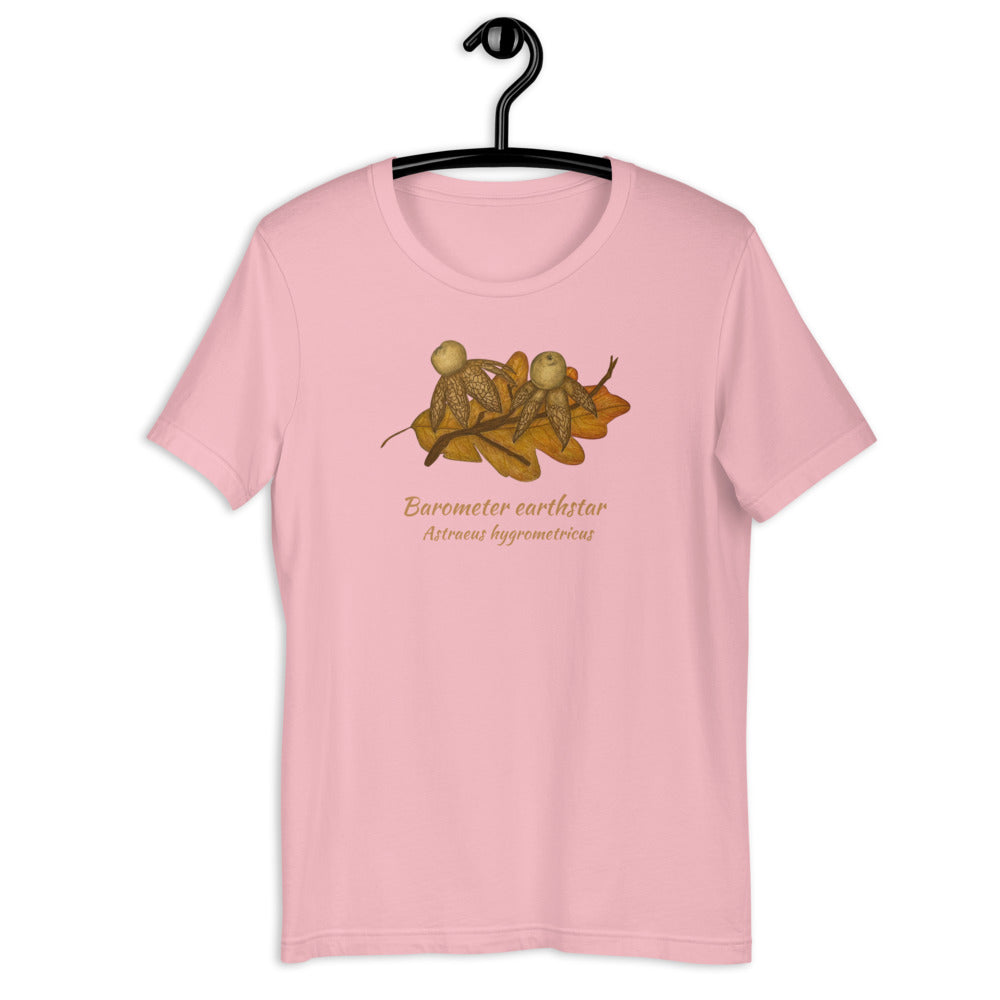 Barometer earthstar - Astraeus hygrometricus Unisex tee