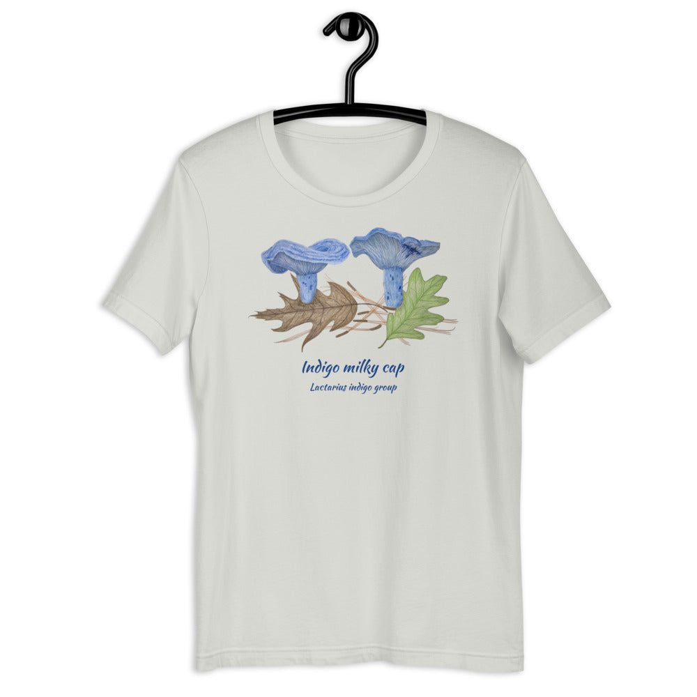 Indigo milky cap - Lactarius indigo group Unisex tee