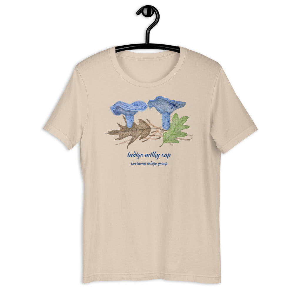 Indigo milky cap - Lactarius indigo group Unisex tee