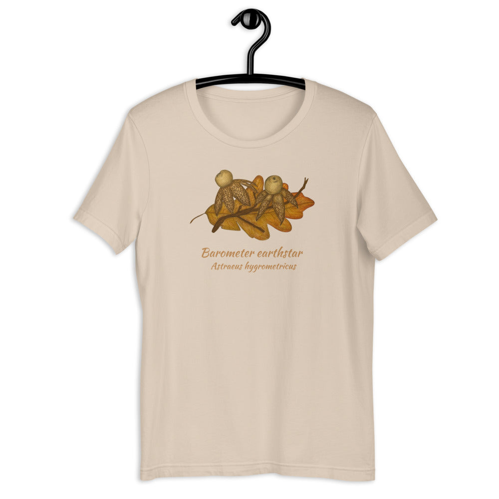 Barometer earthstar - Astraeus hygrometricus Unisex tee