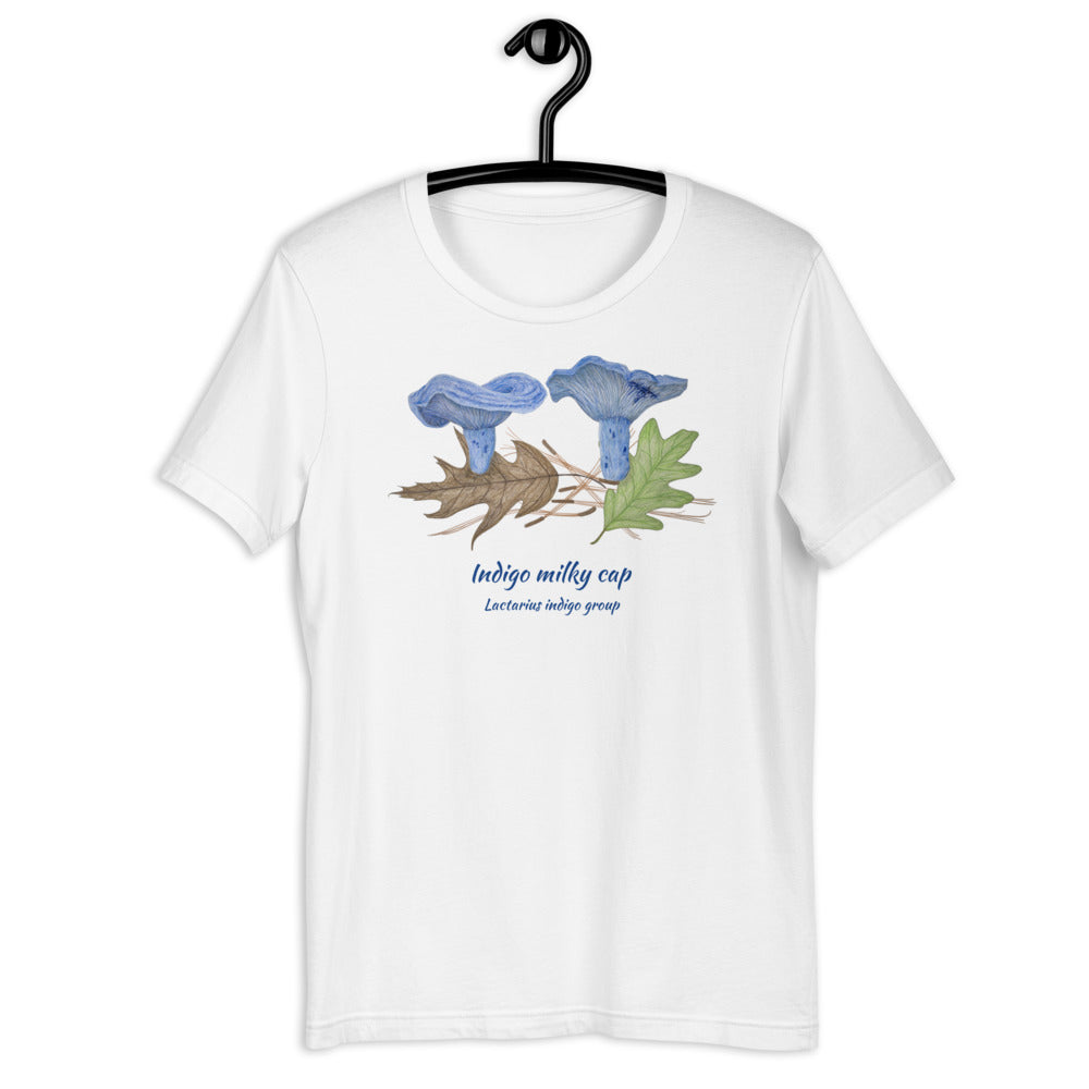 Indigo milky cap - Lactarius indigo group Unisex tee