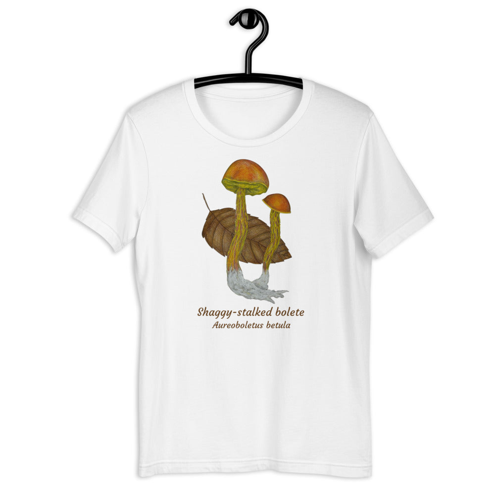 Shaggy-stalked bolete - Aureoboletus betula Unisex tee