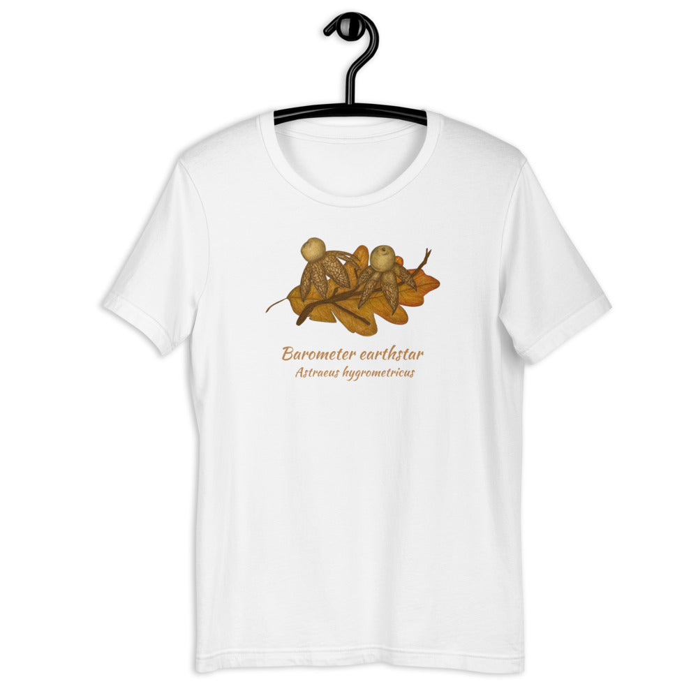 Barometer earthstar - Astraeus hygrometricus Unisex tee