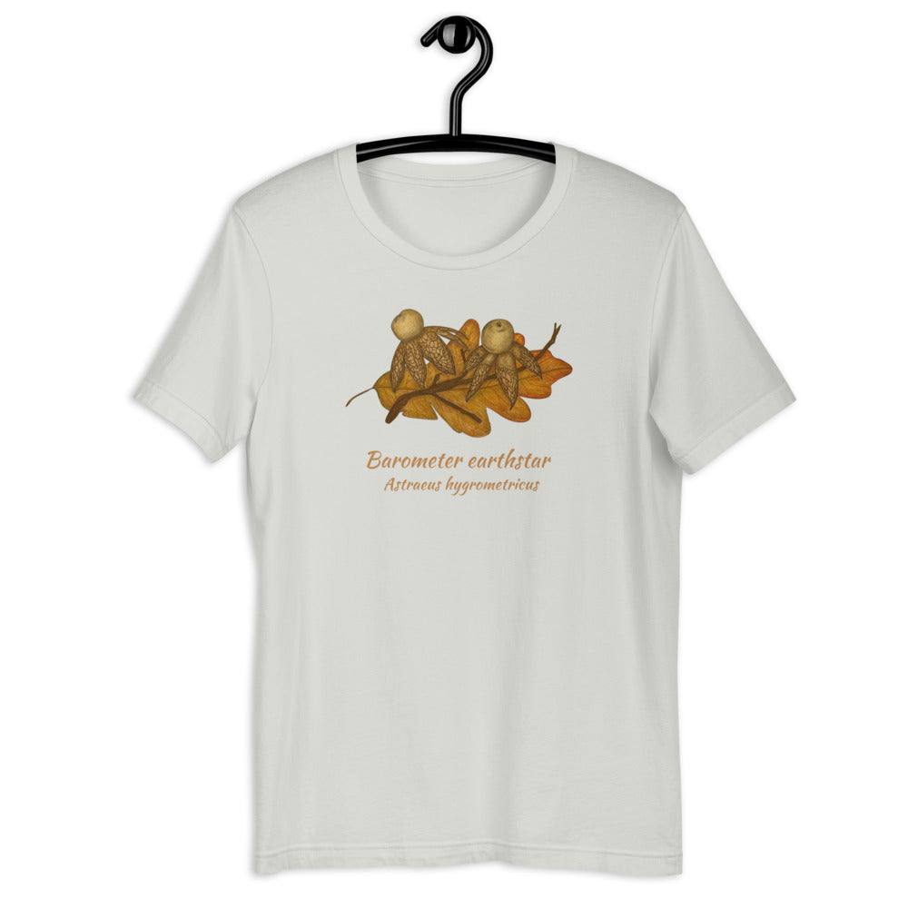 Barometer earthstar mushroom | Astraeus hygrometricus Unisex T-Shirt